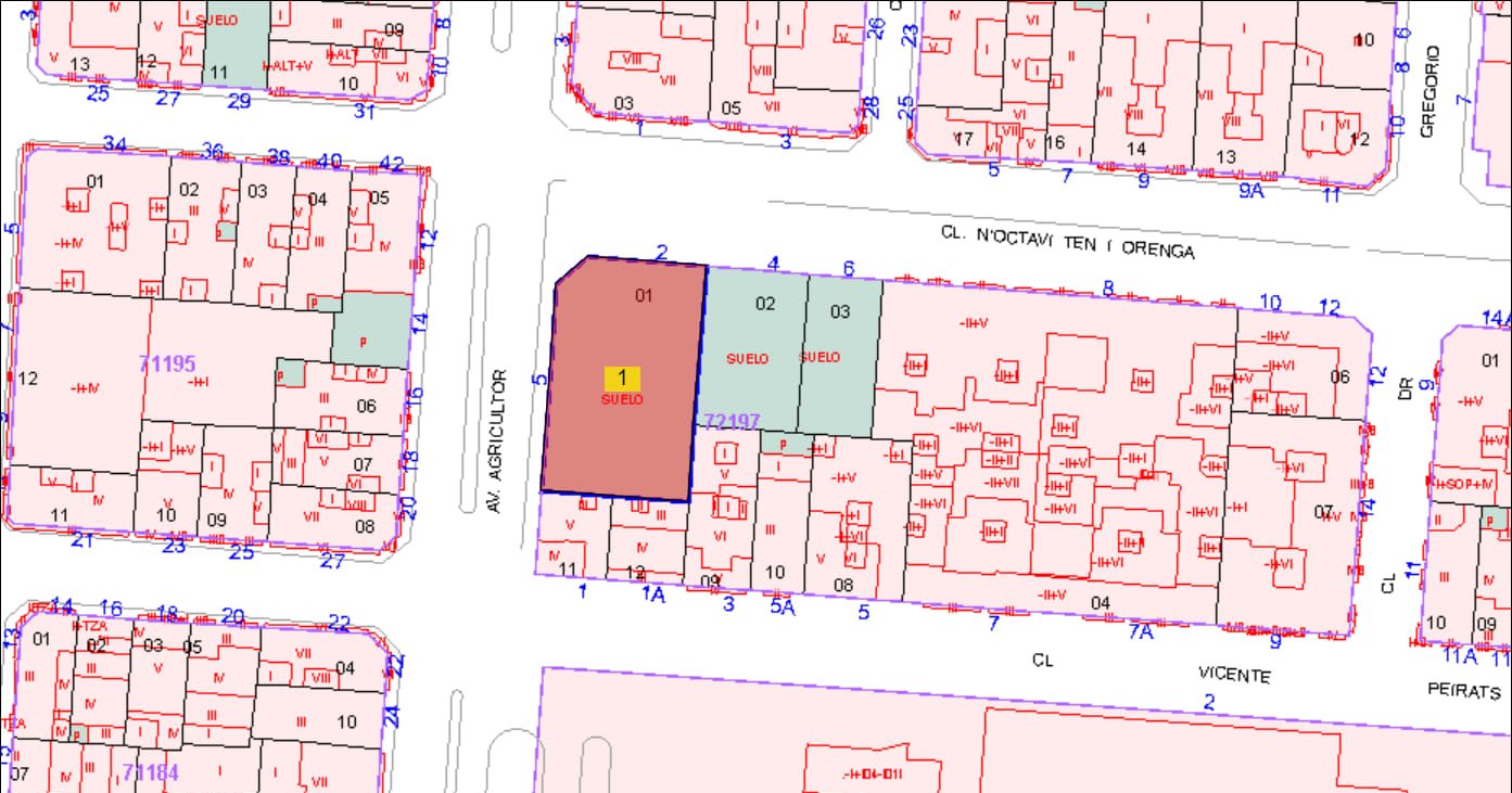 Urbano (Solar) en venta  en Calle Octavi Ten I Orenga, La Vall D'uixó, Castellón