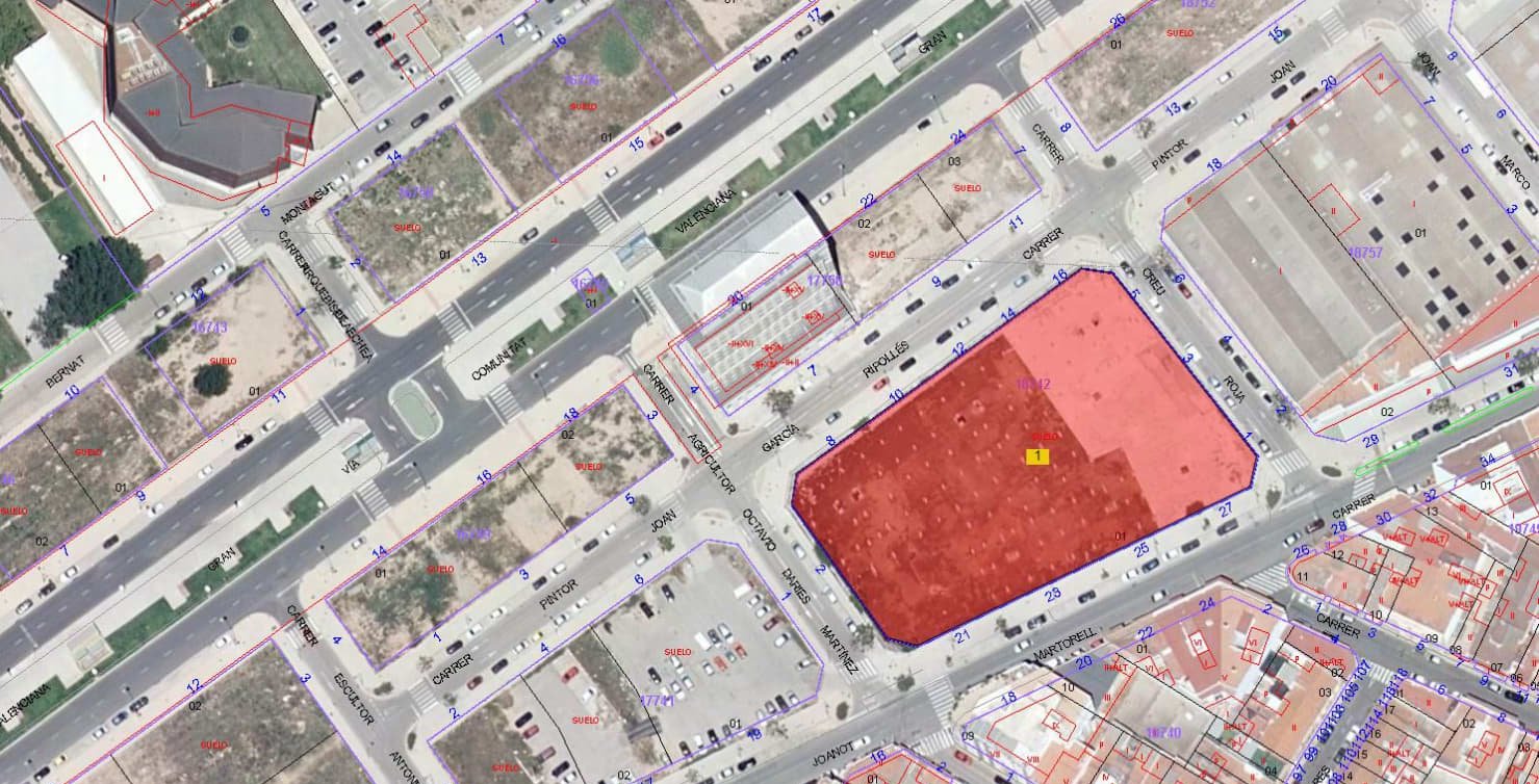 Solar en venta en Calle Joanot Martorell - Polg Tulell Alzira Valencia