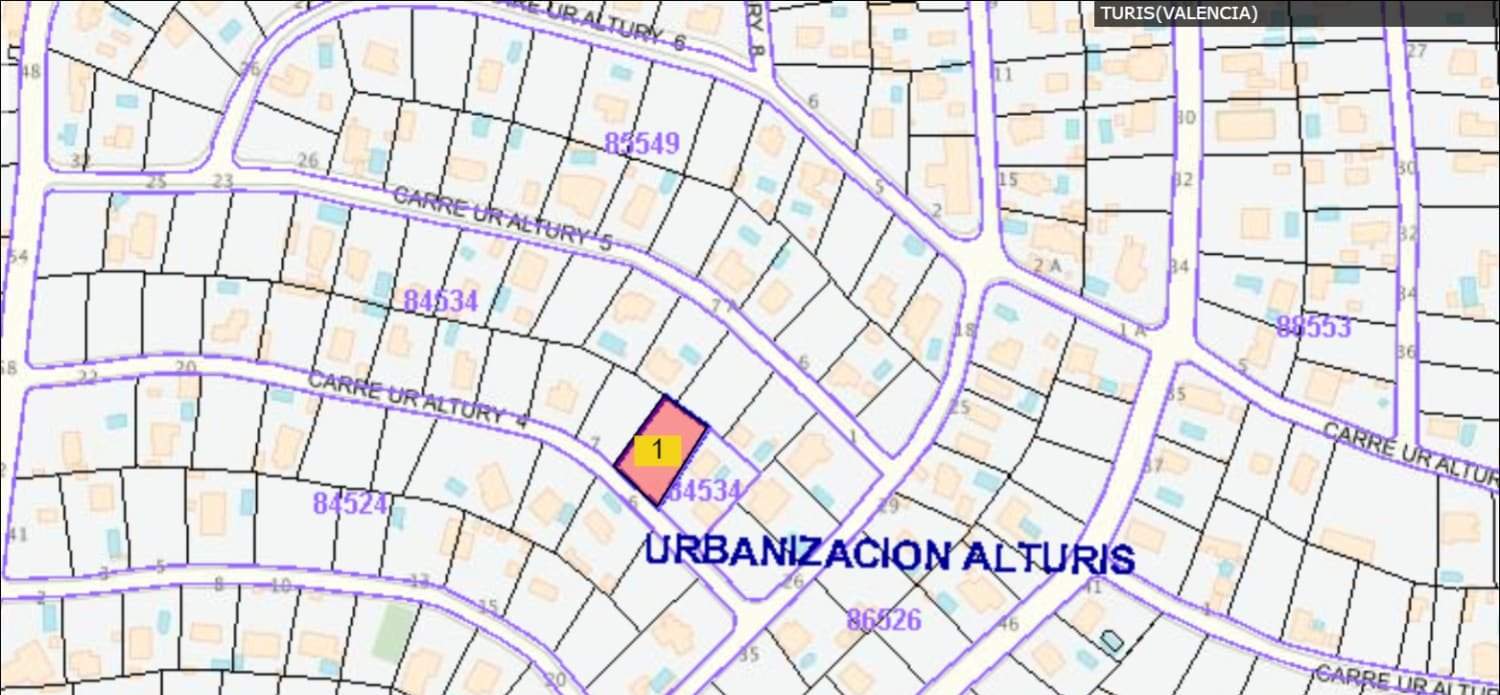 Solar en venta en Calle N 25 Turs Valencia