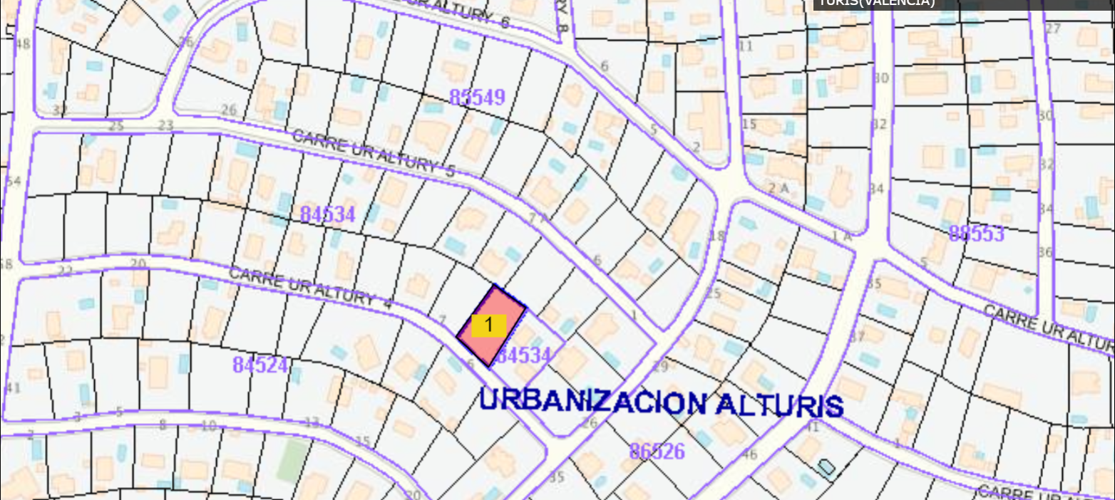 Solar en venta en Calle N 25 Turs Valencia