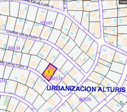 Solar en venta en Calle N 25 Turs Valencia