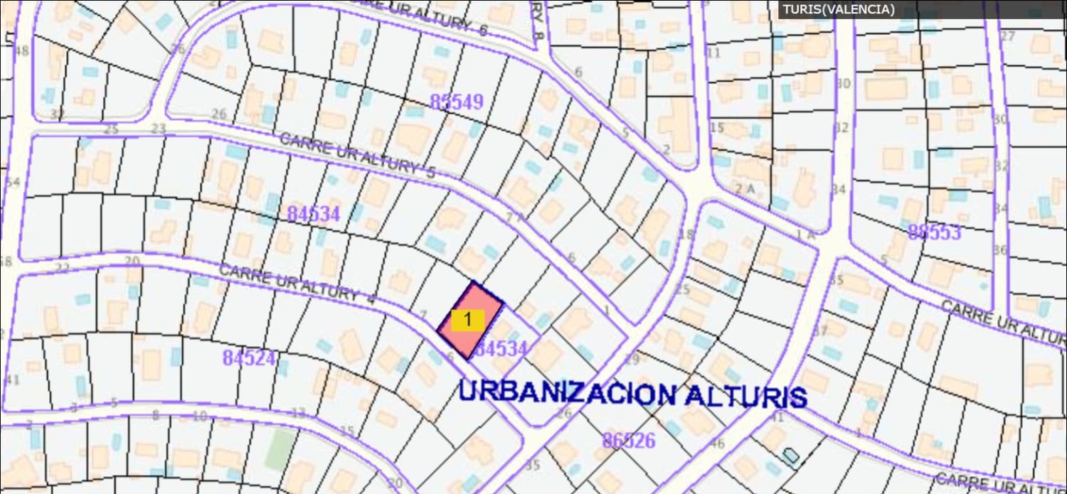 Solar en venta en Calle N 25 Turs Valencia