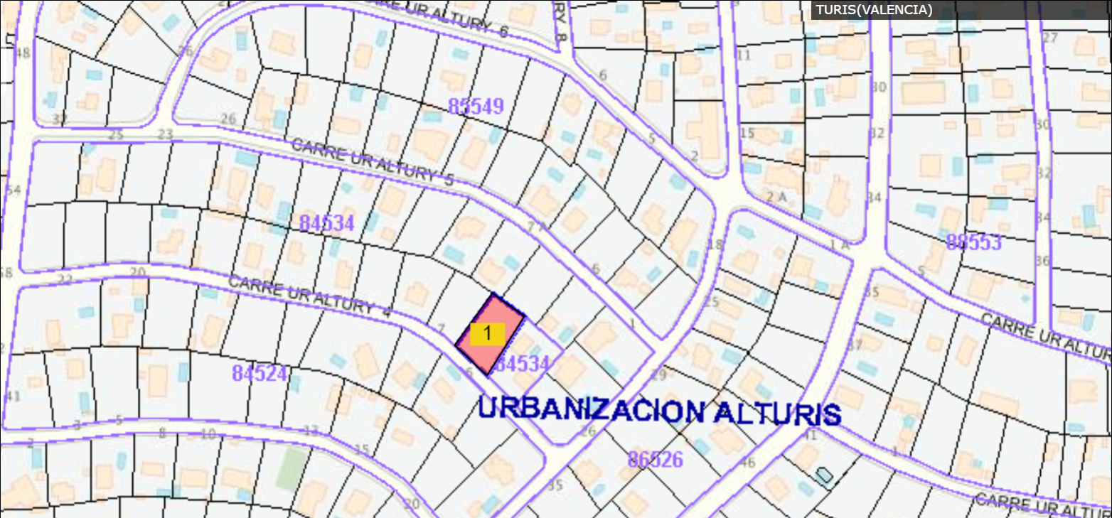 Solar en venta en Calle N 25 Turs Valencia