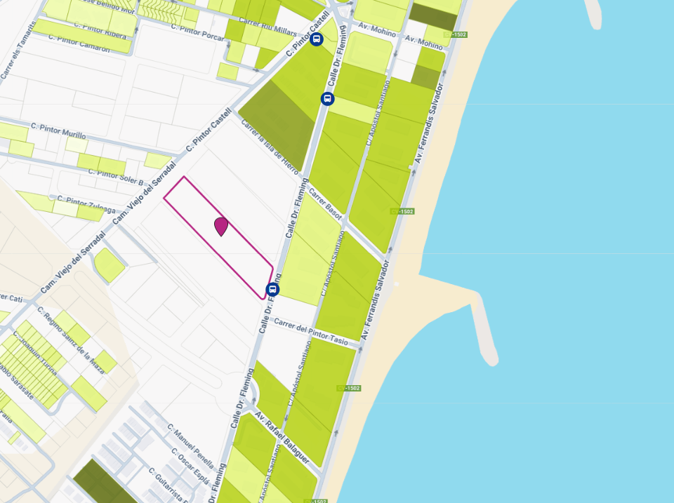 Terreno Urbano en venta en Benicasim, Castellón