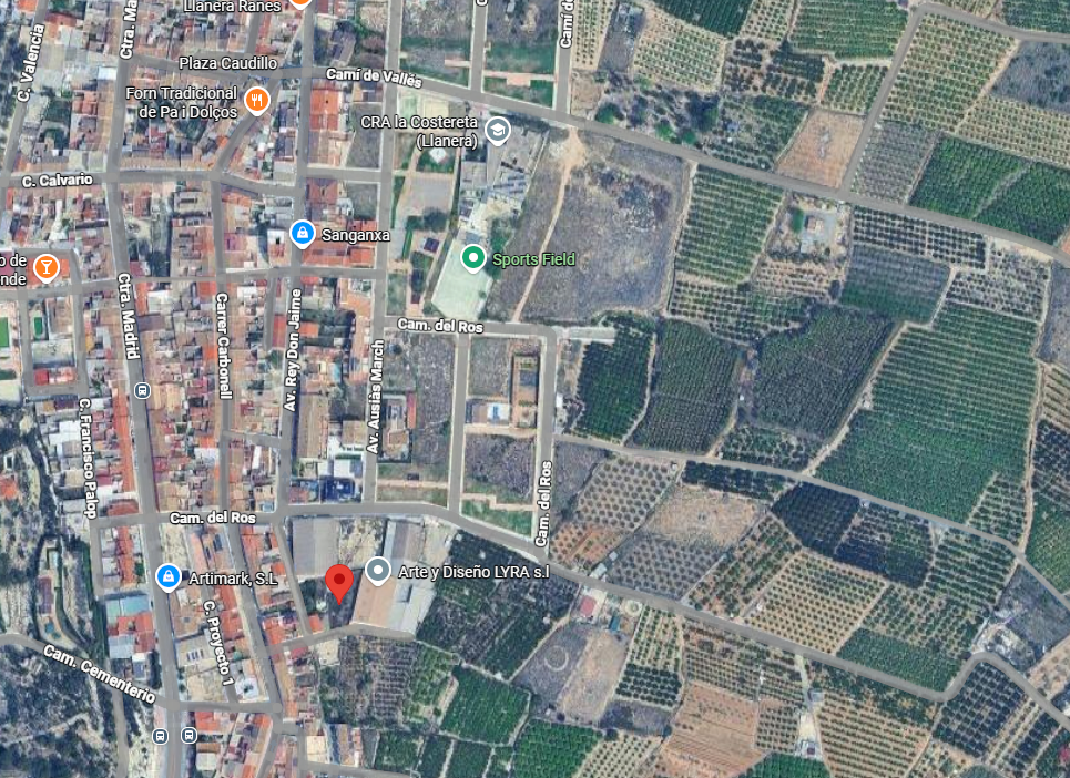 Terreno en venta en Llanera De Ranes, Valencia