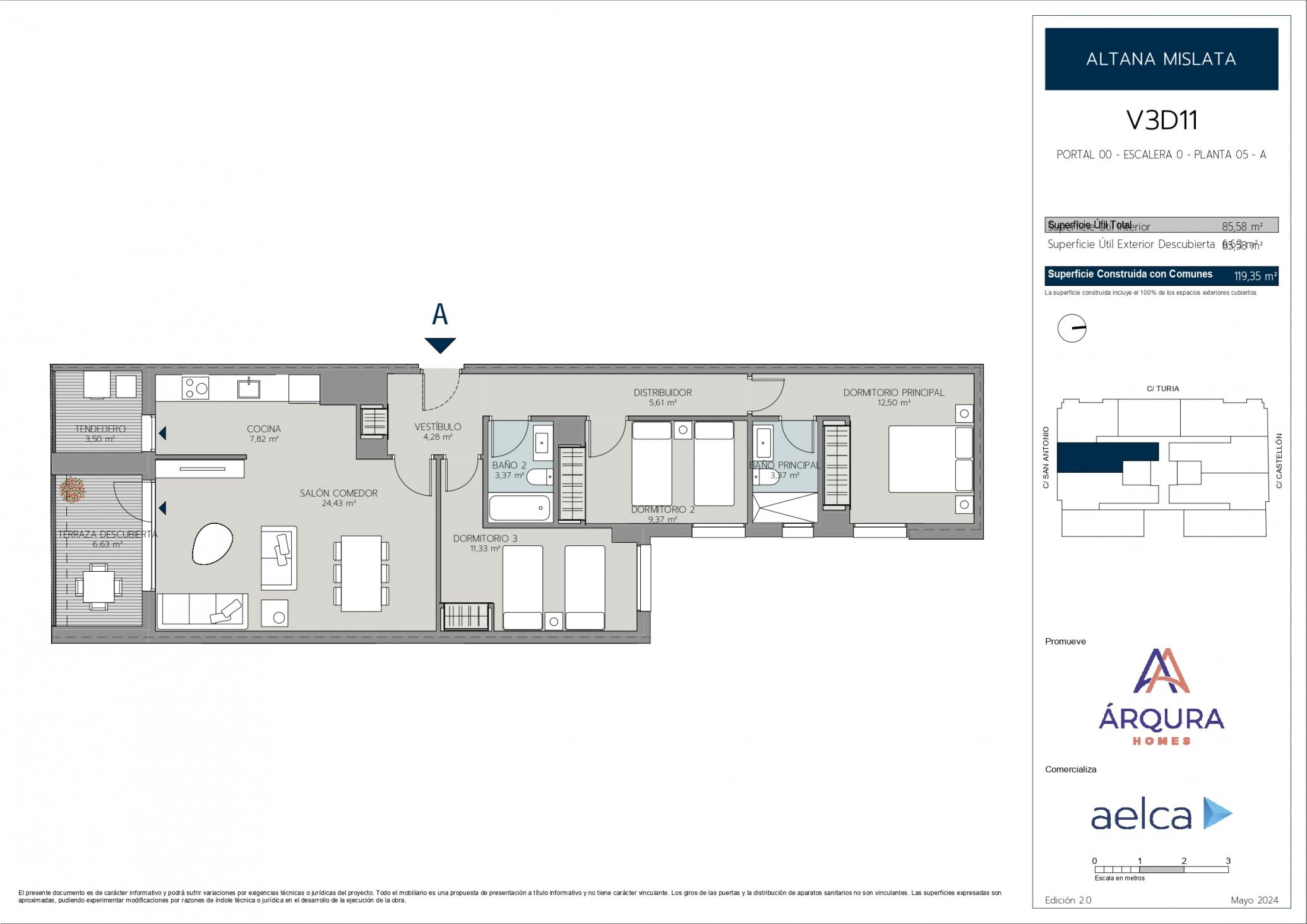 Ático en venta en Mislata, Valencia