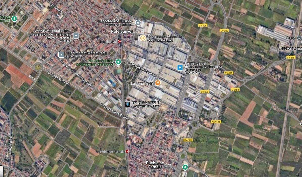 Naves Industriales en Rafelbunyol, Valencia