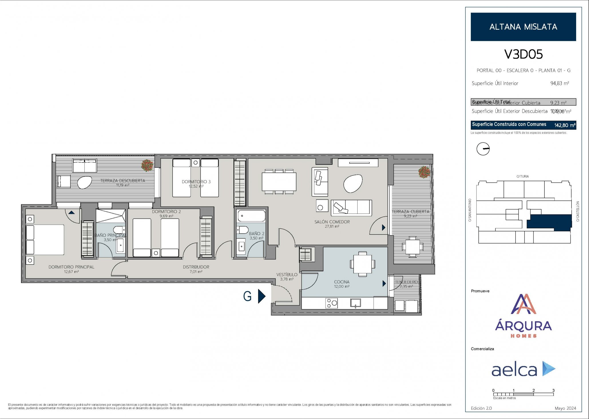 Piso en venta en Mislata, Valencia