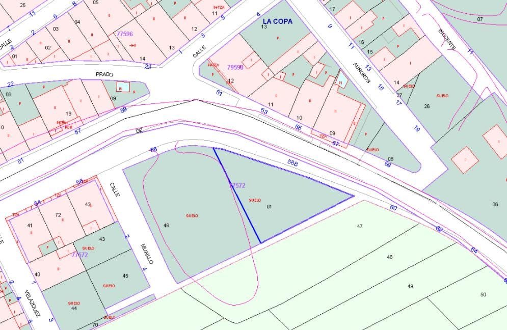 Urbano (Solar) en venta  en Calle Comunidad Autonoma De Murcia, Bullas, Murcia