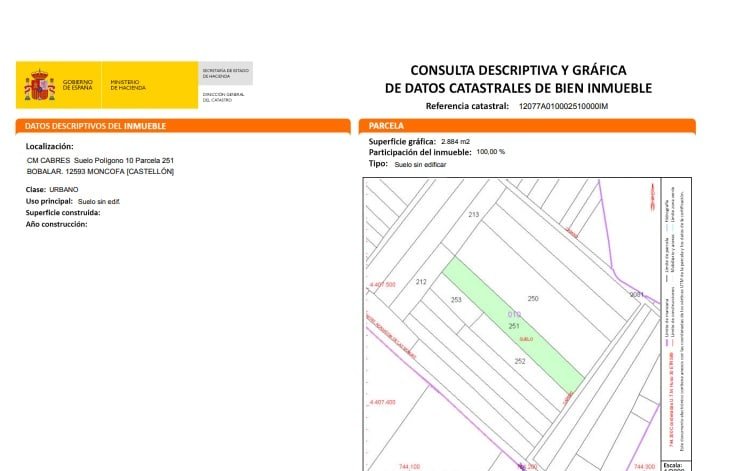 Urbanizable Programado en venta en Camino Partida Bovalar Moncofa Castelln