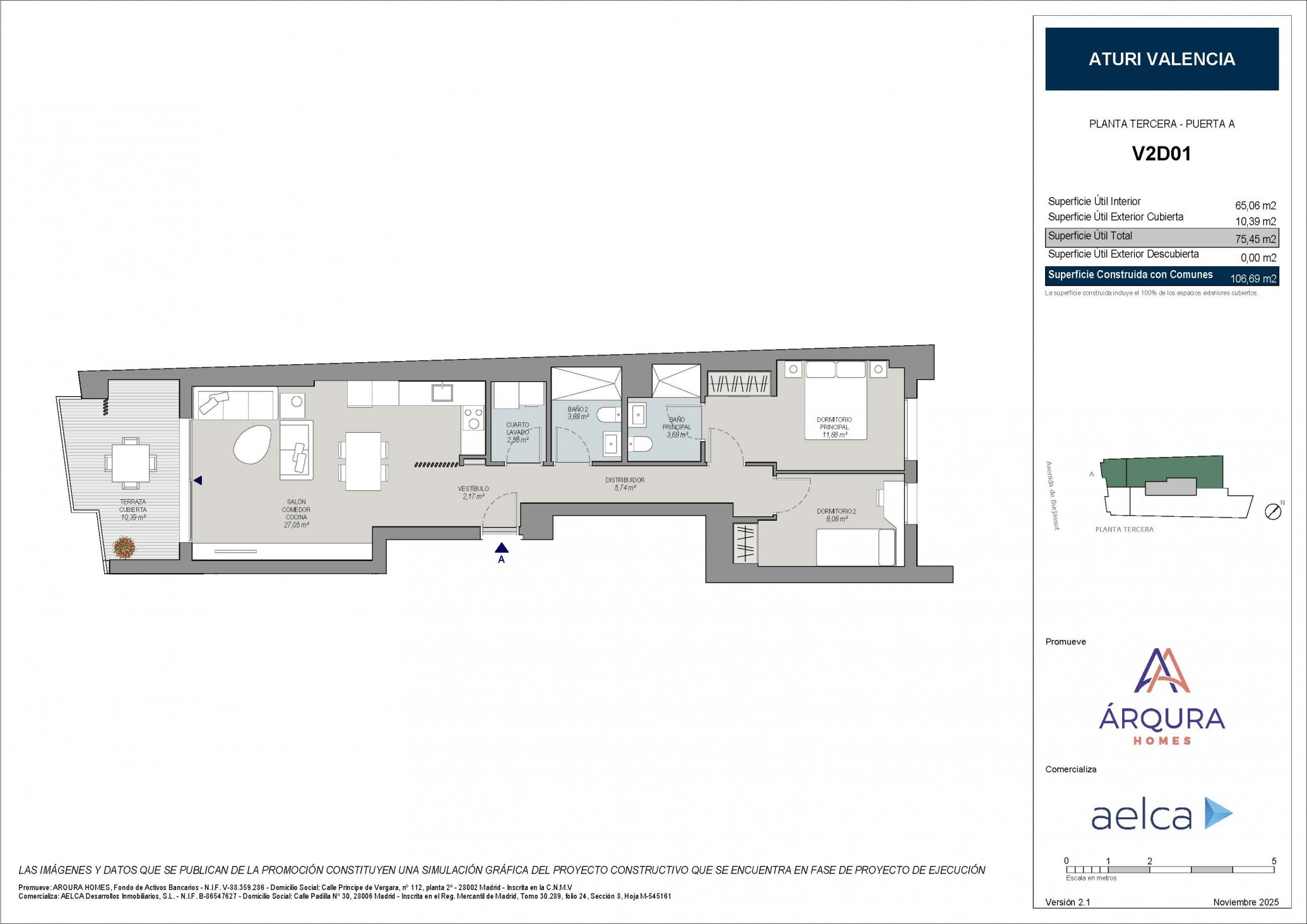Piso en venta en Marchalenes, Valencia