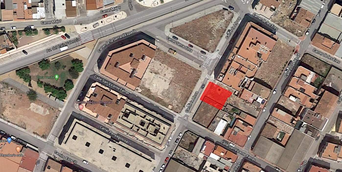 Urbano Solar en venta  en Calle La Llosa Almenara Castelln