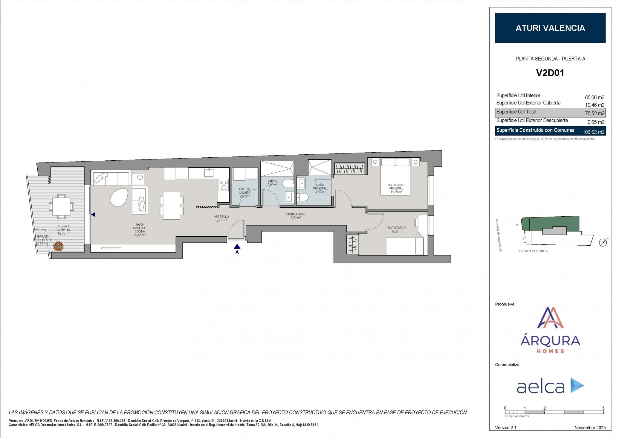 Piso en venta en Marchalenes, Valencia