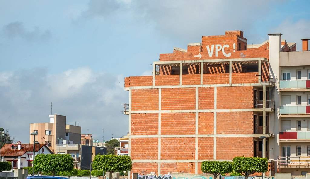 Edificio en construcción en C de Madrid