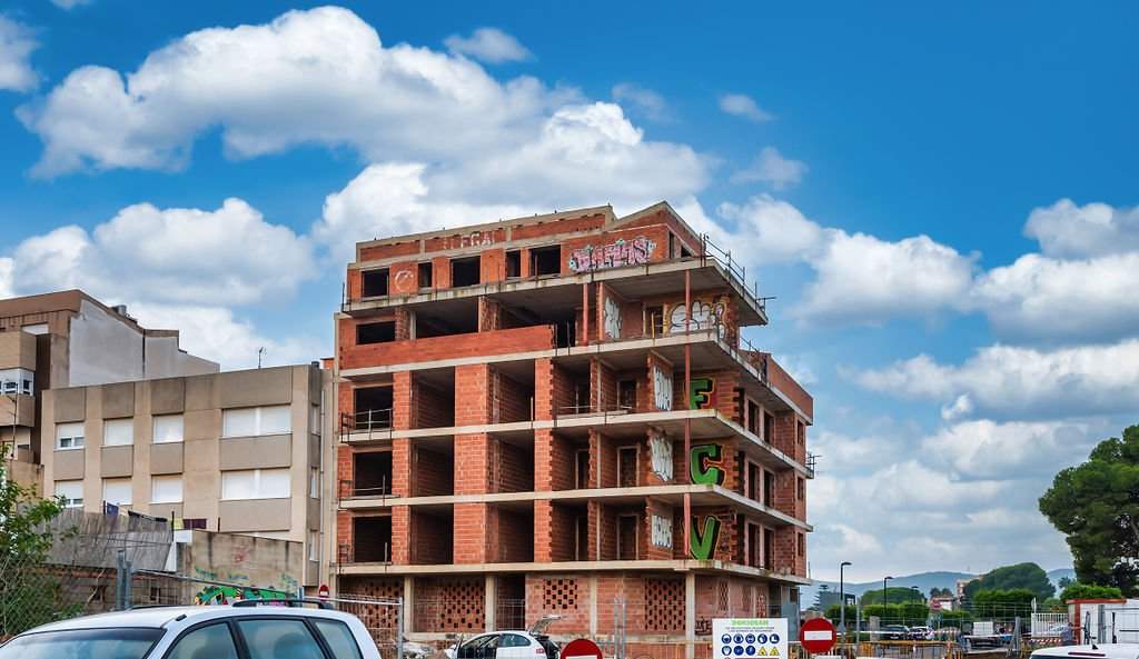 Edificio en construcción en C de Madrid