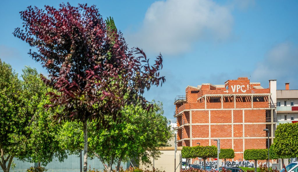 Edificio en construcción en C de Madrid