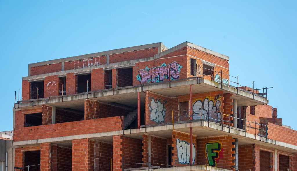 Edificio en construcción en C de Madrid