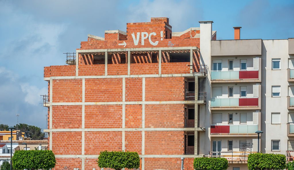 Edificio en construcción en C de Madrid
