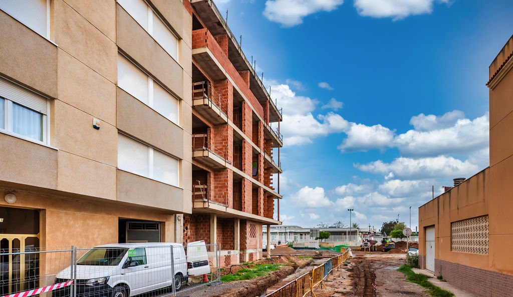 Edificio en construcción en C de Madrid