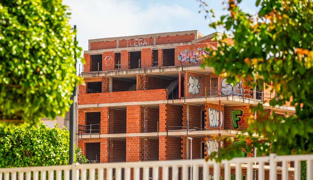Edificio en construcción en C de Madrid