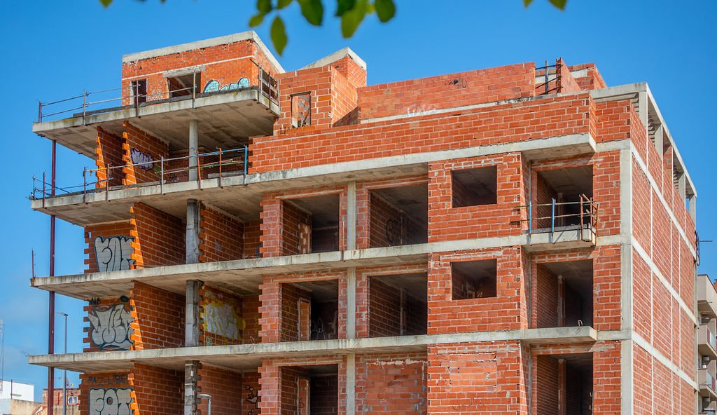 Edificio en construcción en C de Madrid