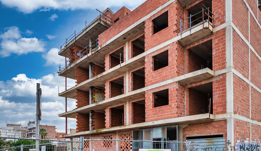 Edificio en construcción en C de Madrid