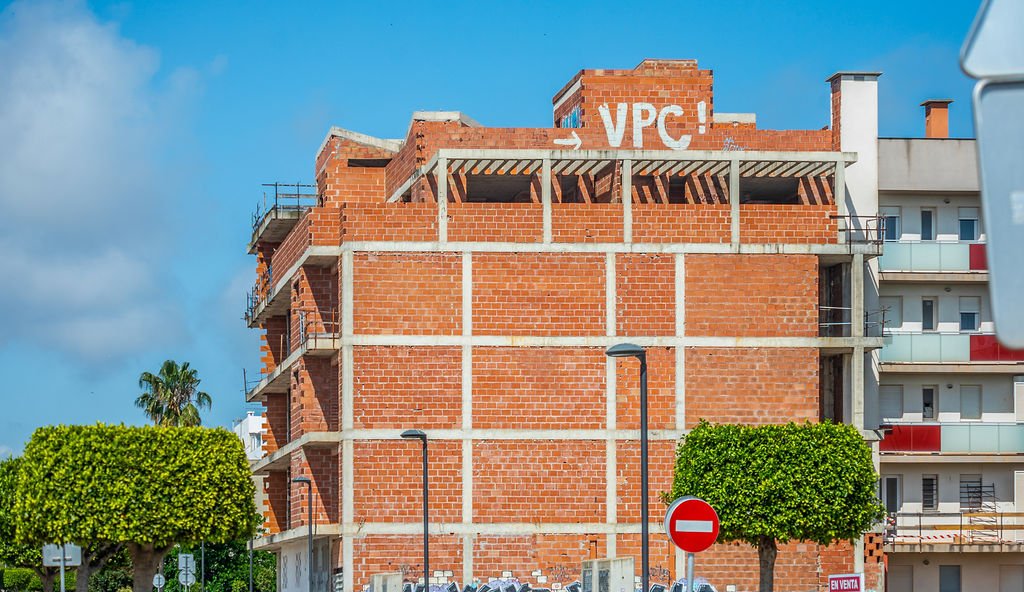 Edificio en construcción en C de Madrid
