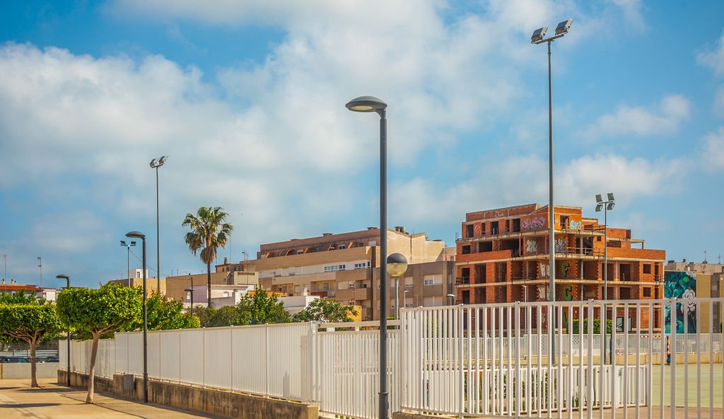 Edificio en construcción en C de Madrid