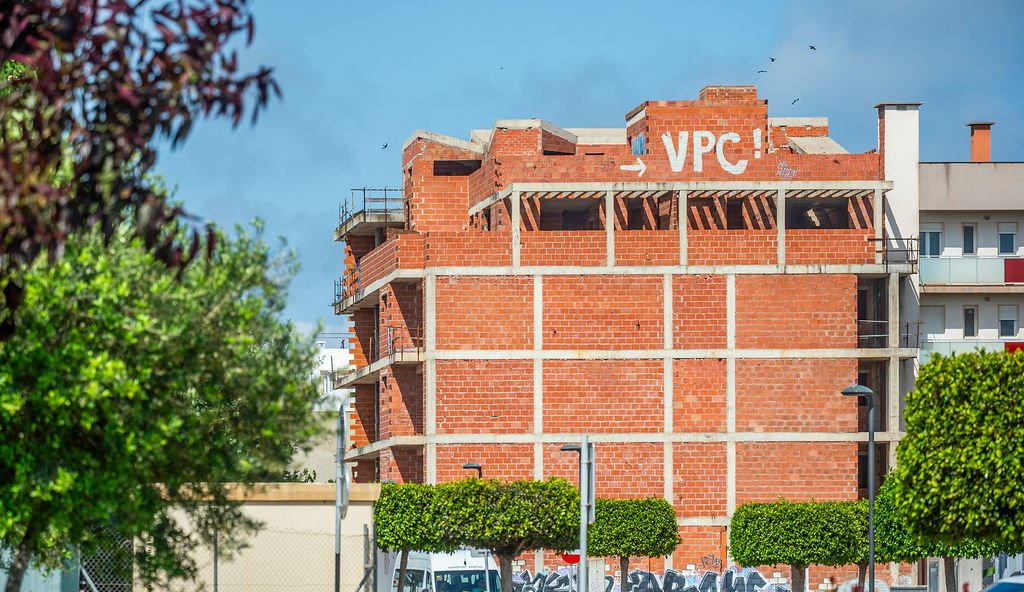 Edificio en construcción en C de Madrid