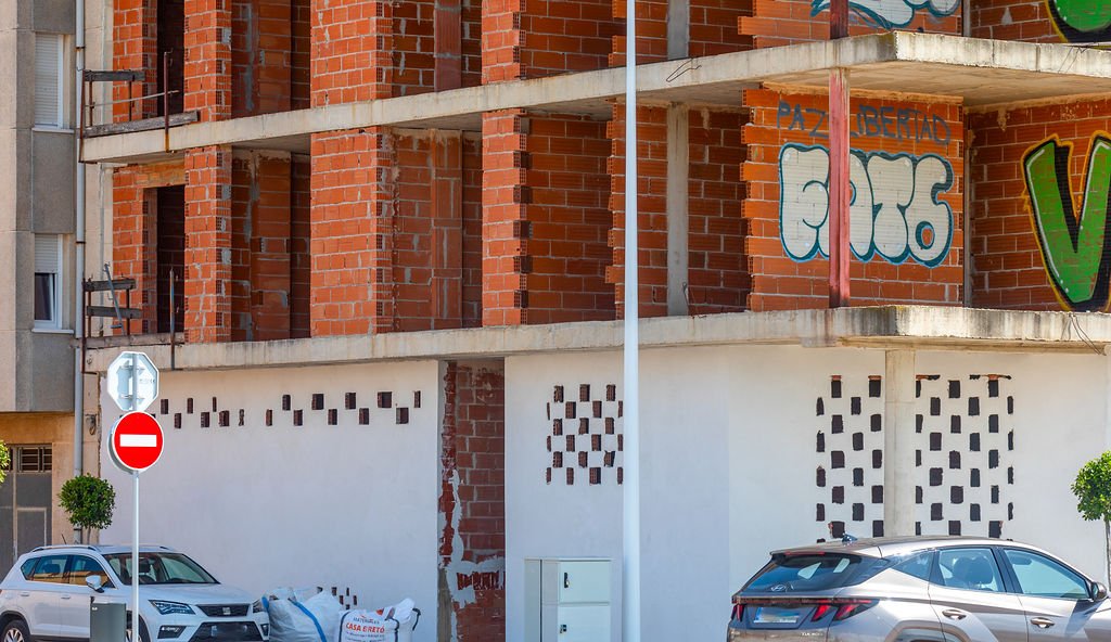 Edificio en construcción en C de Madrid