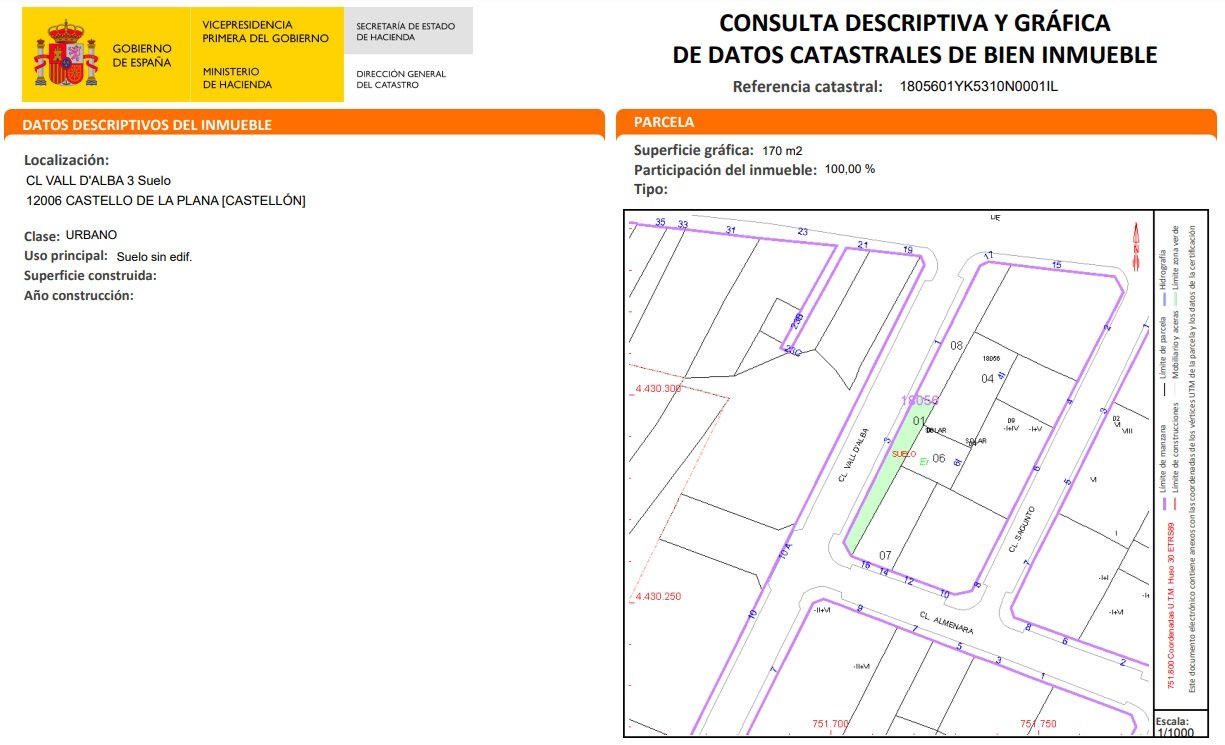 Suelo En Venta En Vall Dalba, Castellón De La Planacastelló De La Plana