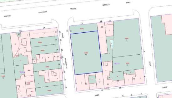 Urbano Solar en venta  en Calle El Corralot Crcer Valencia