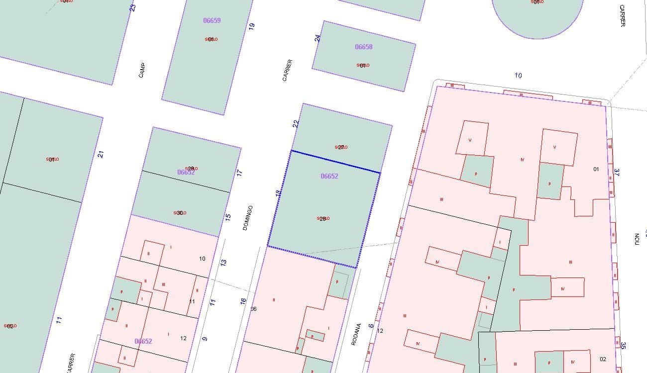 Solar en venta en Calle Fray Domingo Petrs Valencia