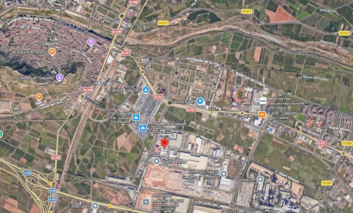 Nave industrial en C Kepler, Sagunto Valencia