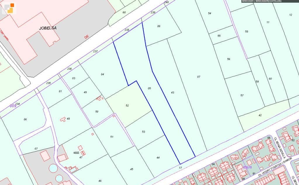 Urbanizable Programado en venta  en Pasaje Tossal De Les Forques Benicasim Castelln