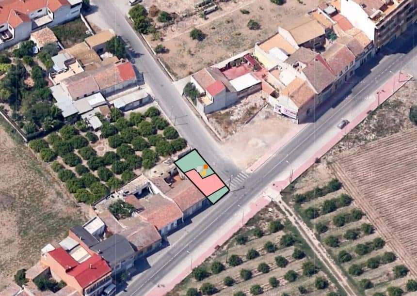 Urbano Solar en venta  en Calle Mayor Murcia Murcia