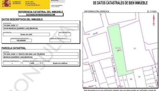 Urbano Solar en venta  en Carretera Palma Del Rio Murcia Murcia