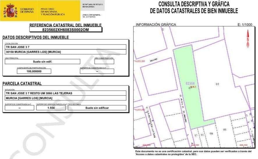 Urbano Solar en venta  en Carretera Palma Del Rio Murcia Murcia