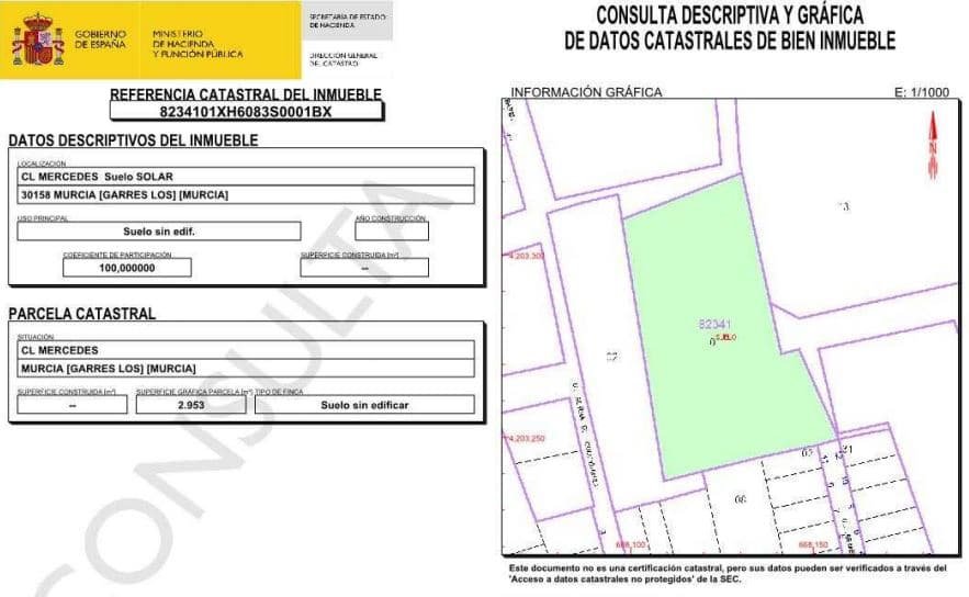 Urbano Solar en venta  en Carretera Palma Del Rio Murcia Murcia