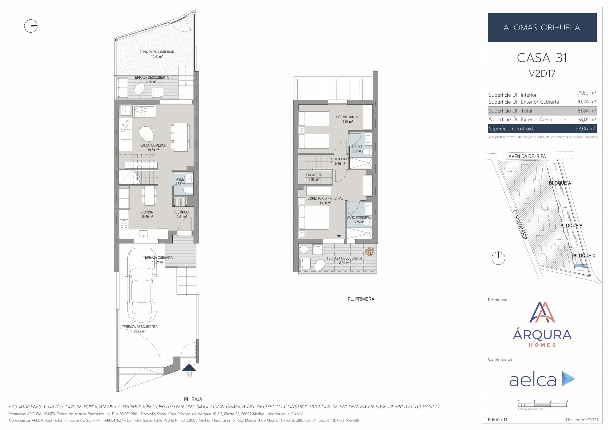 Casa Adosada en venta en Orihuela, Alicante