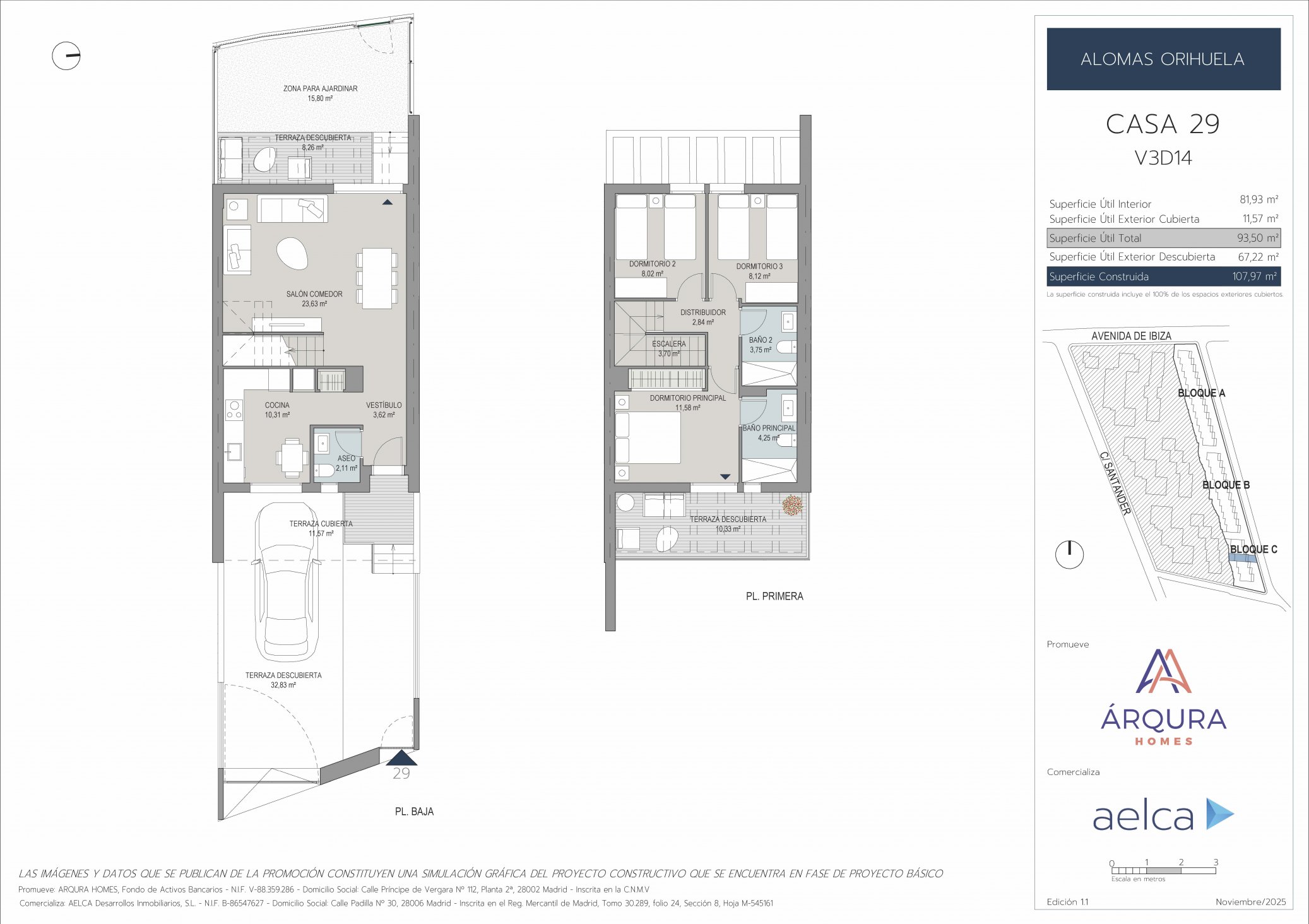 Casa Adosada en venta en Orihuela, Alicante