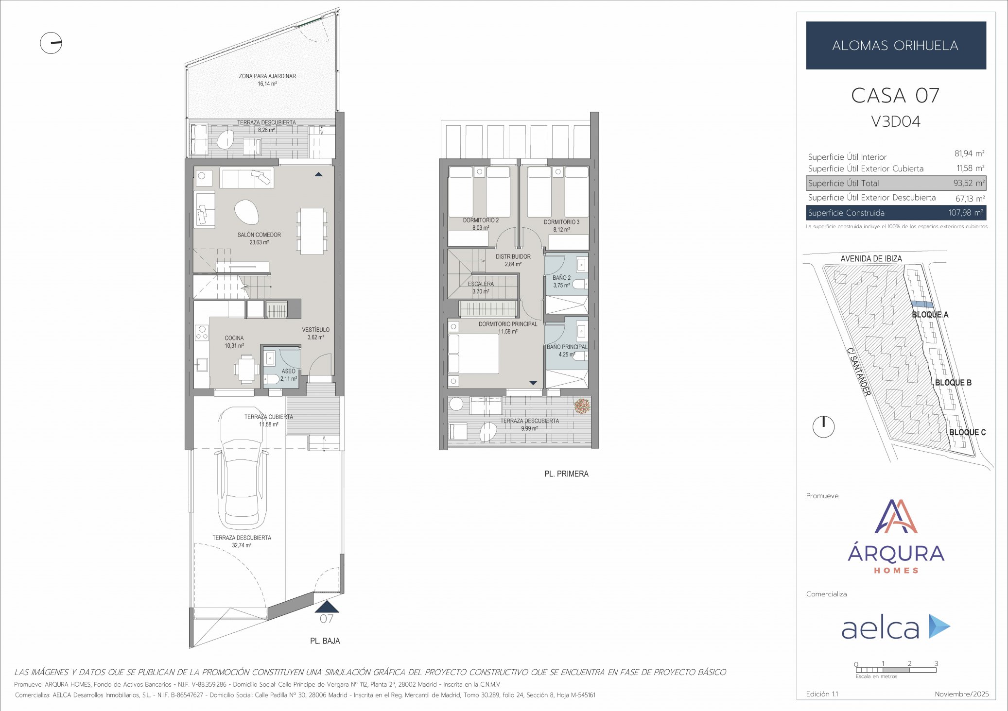 Casa Adosada en venta en Orihuela, Alicante