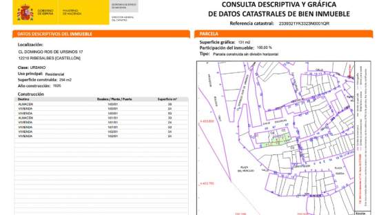 Terreno en venta en Ribesalbes, Castellón