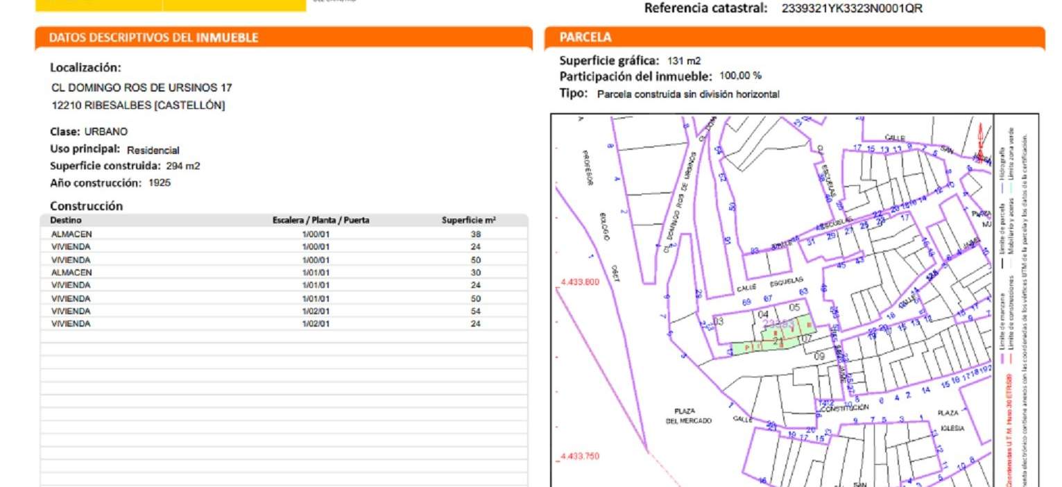 Terreno en venta en Ribesalbes, Castellón
