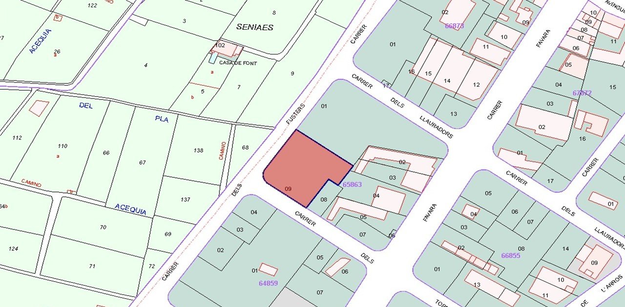 Urbanizable Programado en venta  en Calle Dels Fusters Cullera Valencia