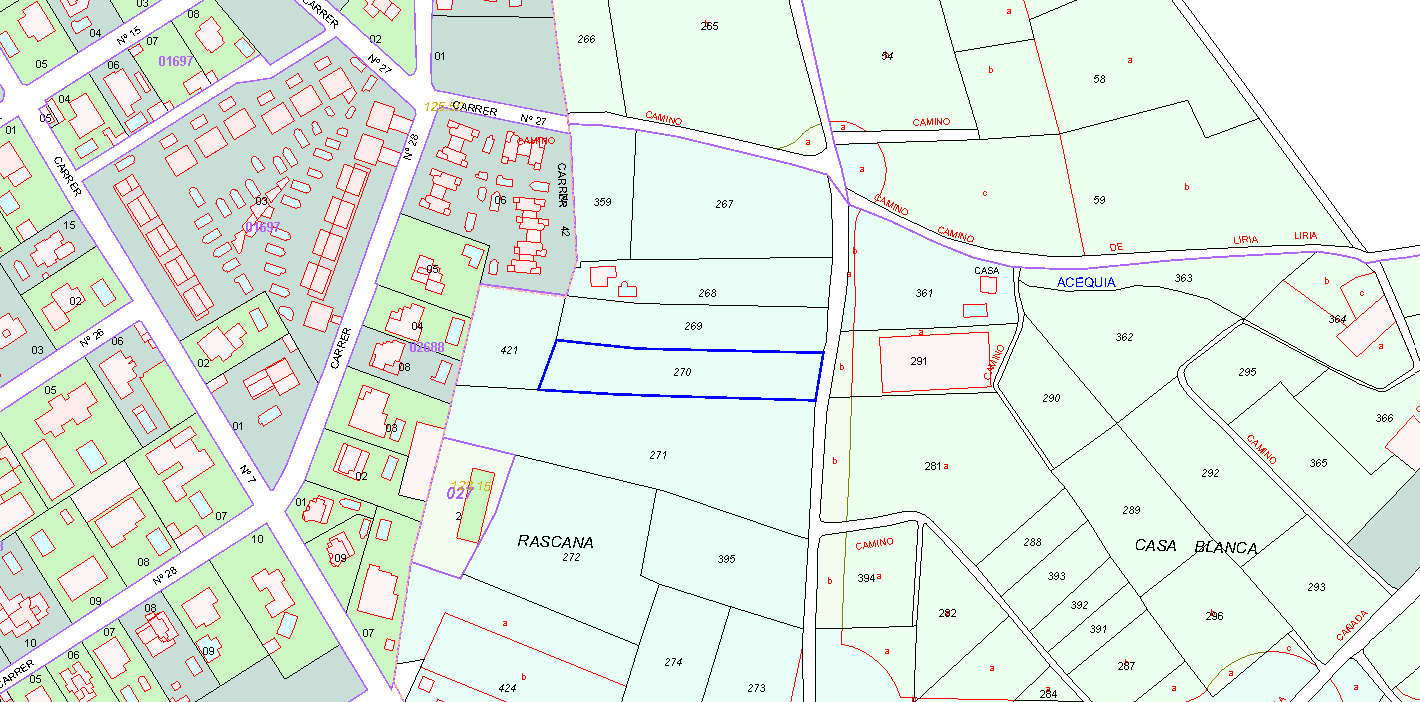 Suelo urbanizable residencial a la venta en calle safareig. paraje casablanca, parcela 270 del polig Pobla de Vallbona la de 2.752m