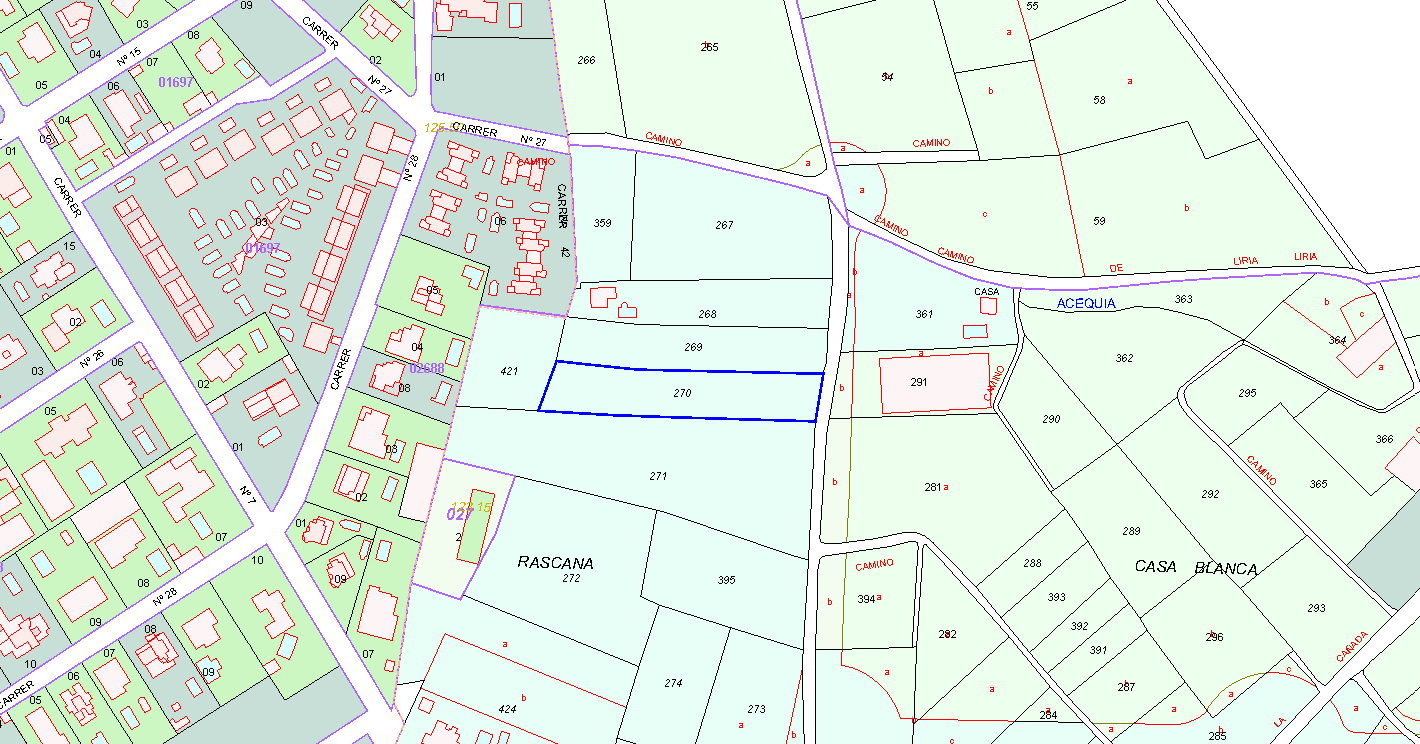 Suelo urbanizable residencial a la venta en calle safareig. paraje casablanca, parcela 270 del polig Pobla de Vallbona la de 2.752m