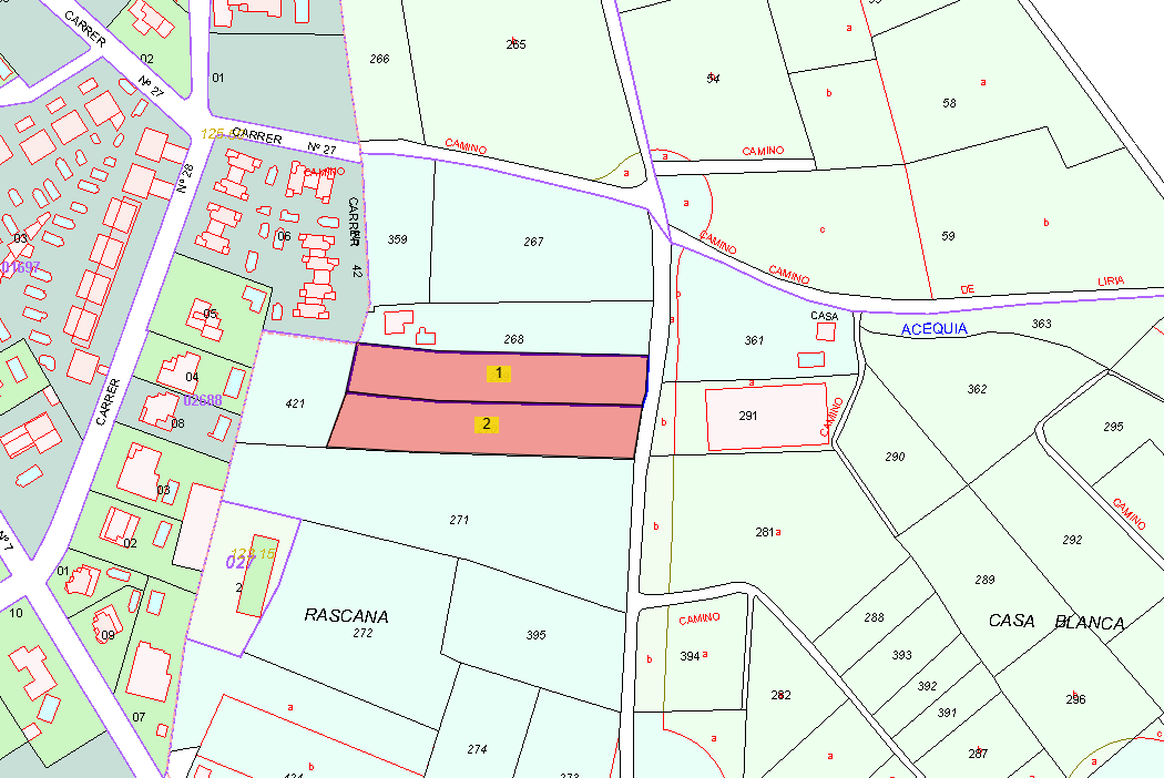 Suelo urbanizable residencial a la venta en calle safareig. paraje casablanca, parcela 270 del polig Pobla de Vallbona la de 2.752m