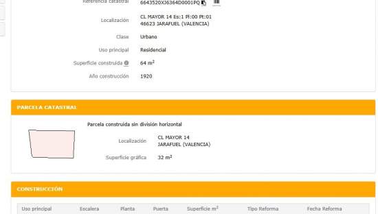 Casa Adosada en venta en Jarafuel, Valencia