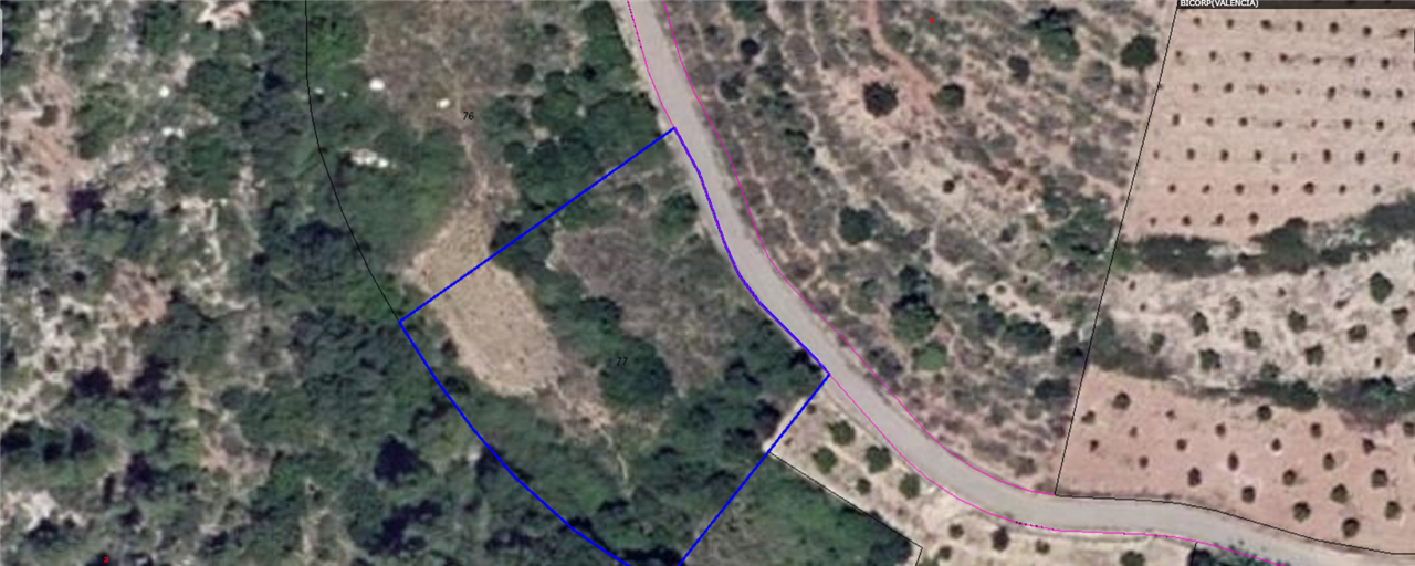 Compra finca rstica en calle ptda real pol 45 Bicorp por 1000 con 1394m